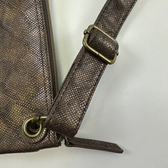 Desigual Patchwork Floral Crossbody Purse Bag Multicolored Faux Leather Zip - Picture 6 of 16